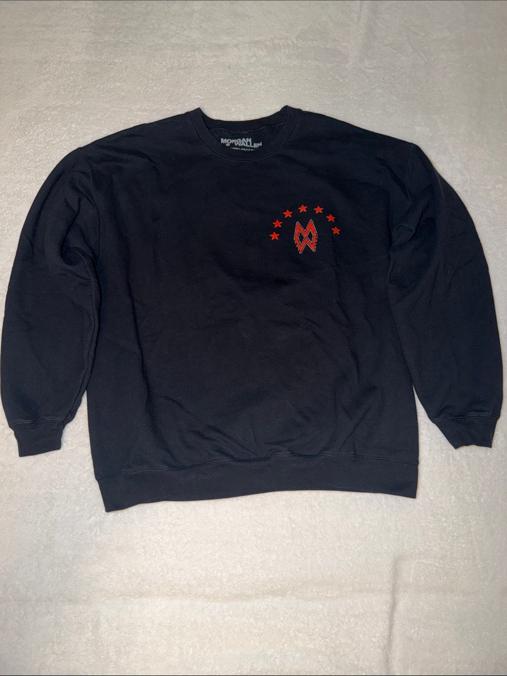 Black Crewneck from Morgan Wallen tour